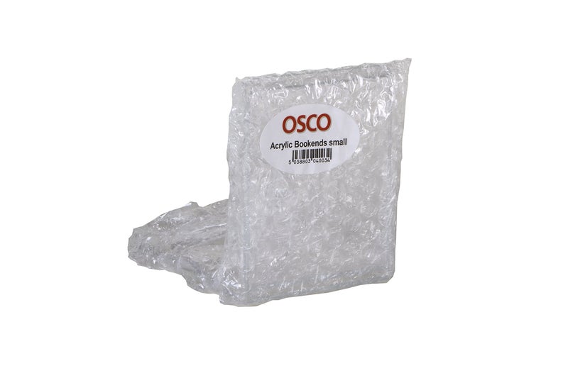 OSCO Clear Acrylic Very Small Bookends, ABE-2 - Image 3
